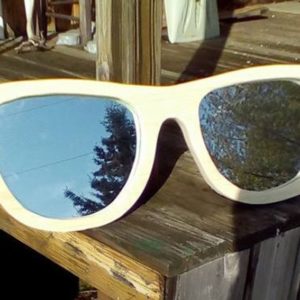 Wooden Mirror Sunglasses from Crossknots Custom Woodworking