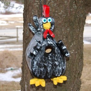 Rooster Custom Birdhouse from Crossknots Custom Woodworking