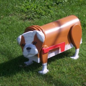 Bulldog Mailbox from Crossknots Custom Woodworking