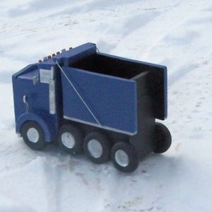 Dump Truck Mailbox from Crossknots Custom Woodworking