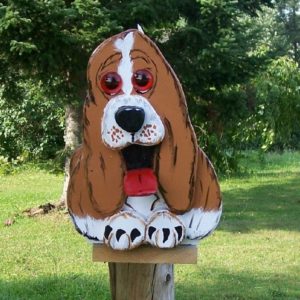 Basset Hound Planter from Crossknots Custom Woodworking