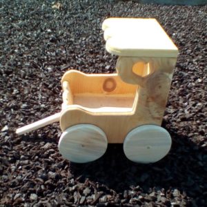Amish Buggy Planter from Crossknots Custom Woodworking