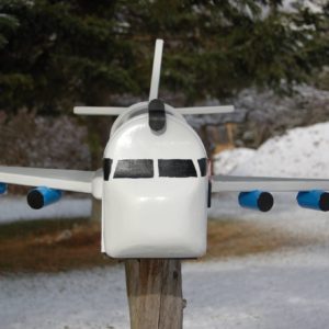 airbus airplane mailbox from crossknots custom woodworking
