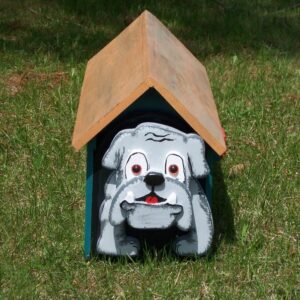 bull dog dog house mailbox