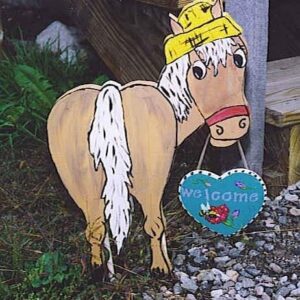 welcome horse sign